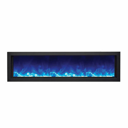 Amantii Panorama BI-72-DEEP-OD Deep 72 Inch linear Indoor or Outdoor Electric Fireplace