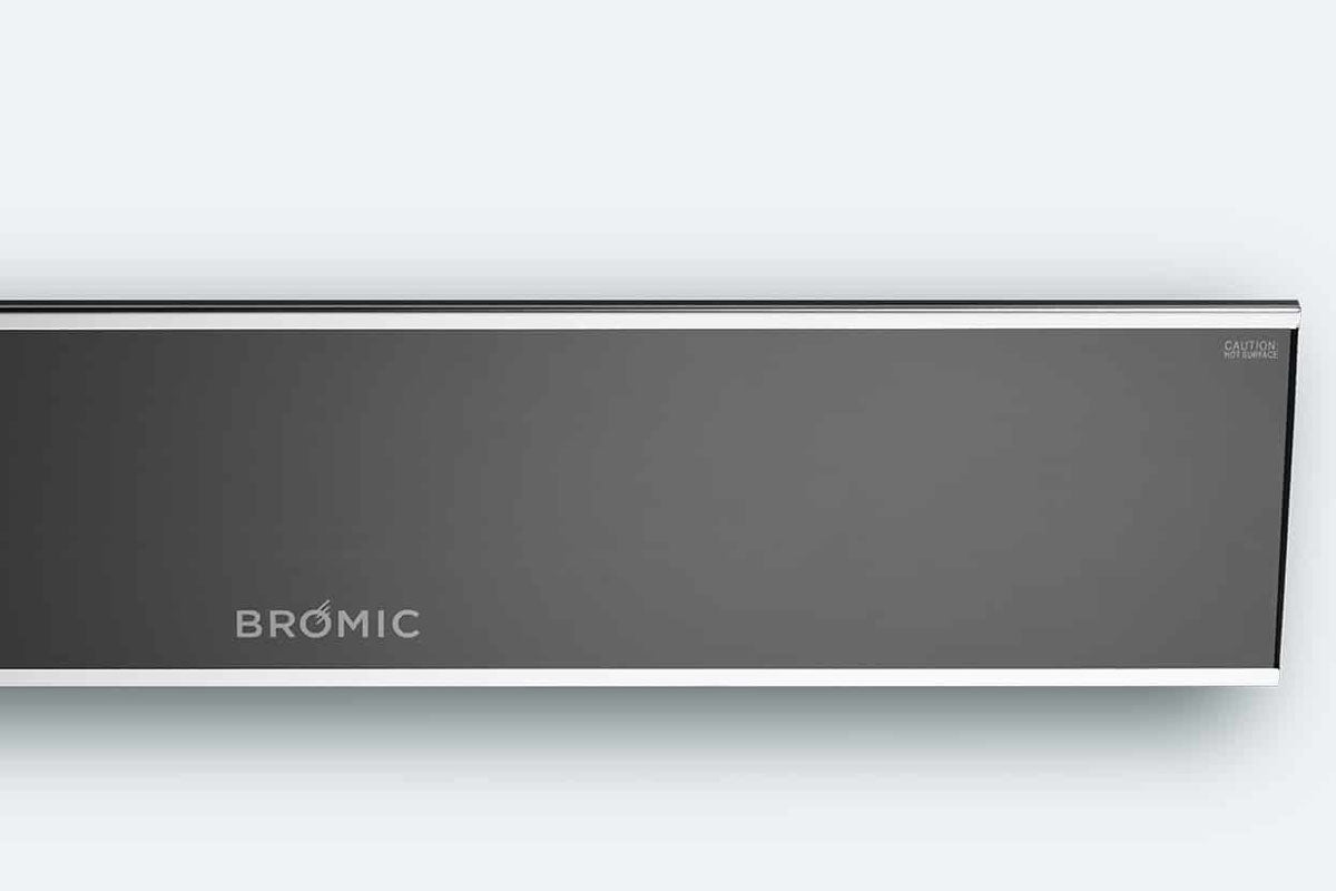Bromic Heaters Platinum Marine Smart-Heat 3400 Watt Radiant Infrared Outdoor Electric Heater | Black | 208V