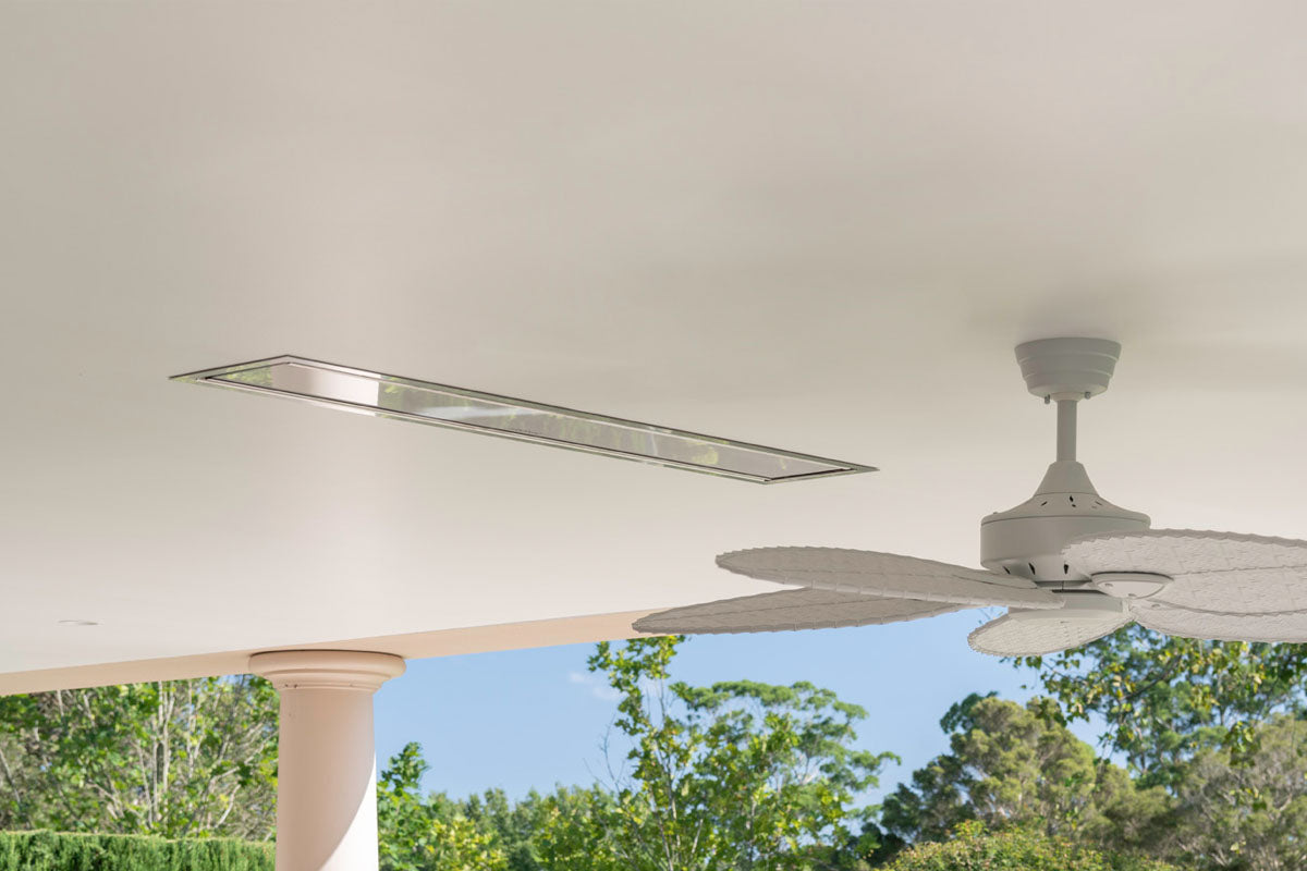 Bromic Heaters Platinum Smart-Heat 3400 Watt Radiant Infrared Outdoor Electric Heater | White | 208V