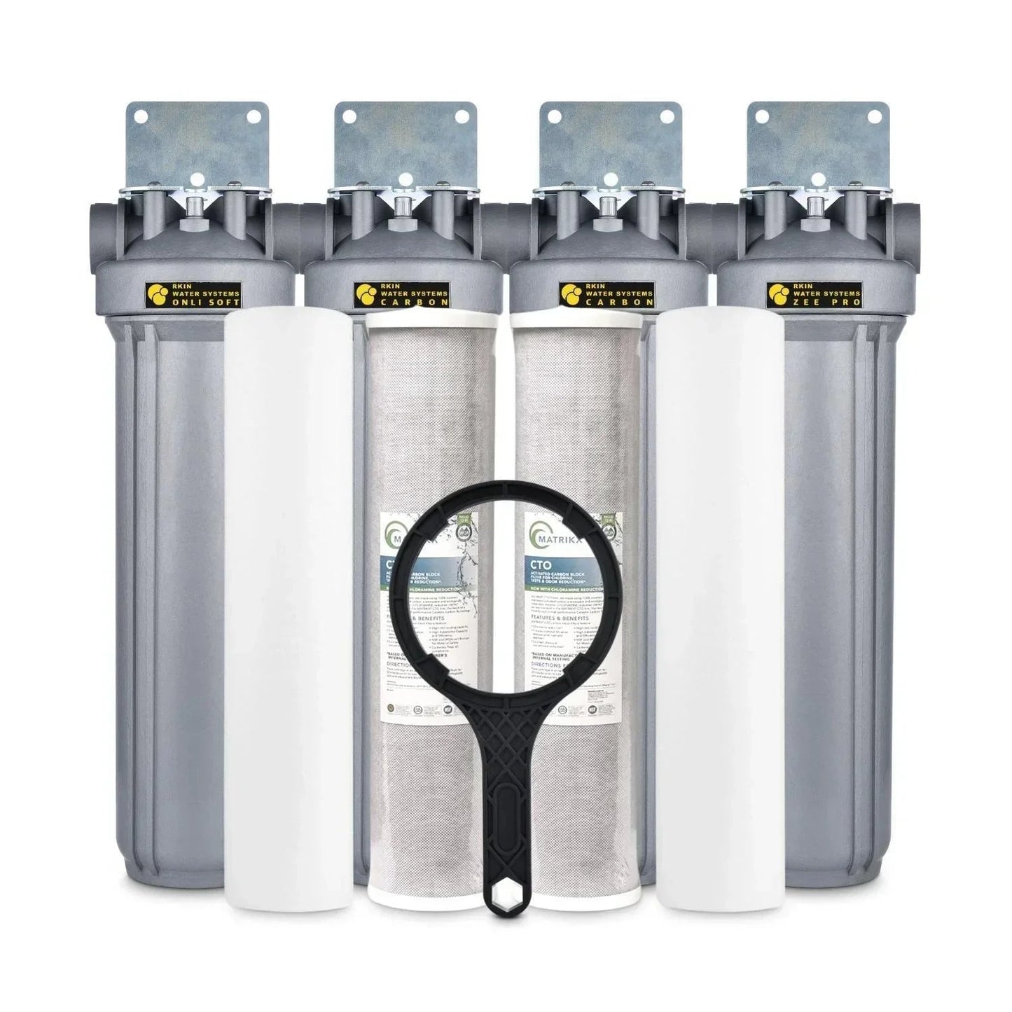 RKIN - CBS OnliSoft Salt-Free Water Softener Whole House Water Treatment System