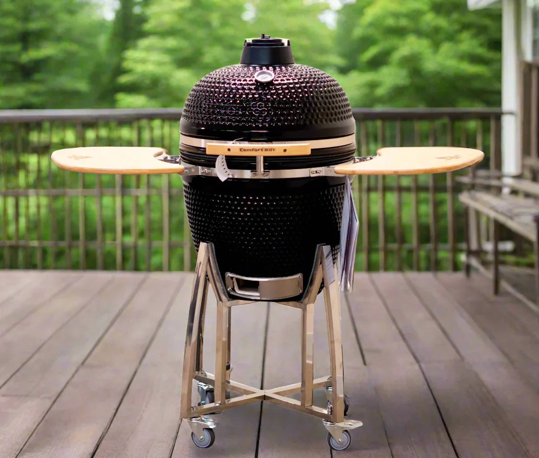 21" COALS by Comfortbilt / Kamado Grill Ceramic Grill Charcoal Grill - Black