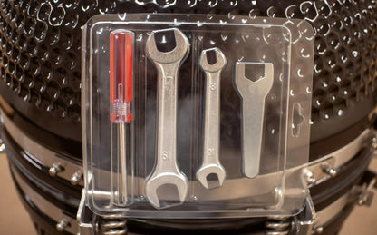ComfortBilt Coals 26" Ceramic Kamado Grill - Black Diamond Pattern