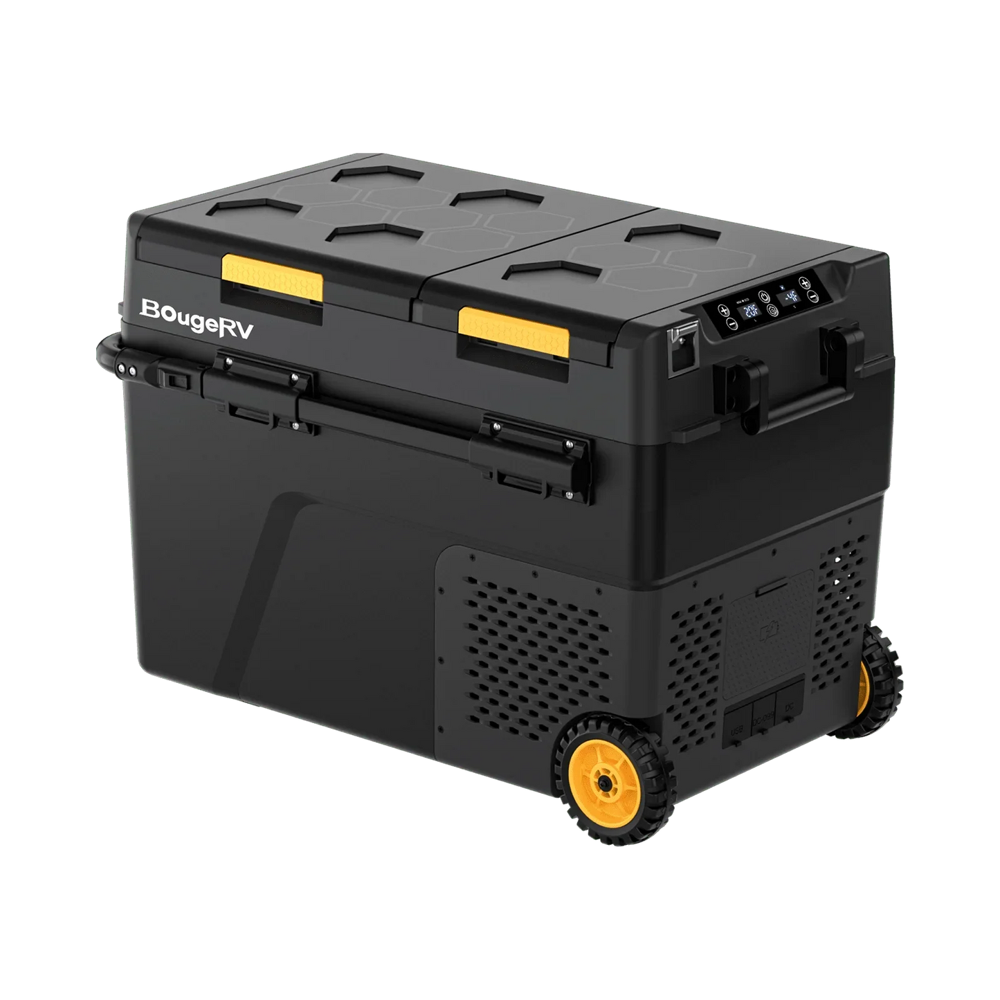 BougeRV CRD2 Dual Zone Solar Battery Portable Fridge Kit