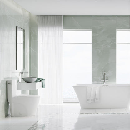 Swiss Madison St. Tropez One-Piece 10" Rough-in 1.28 GPF Left Flush Elongated Toilet in Glossy White (6 - Pack)