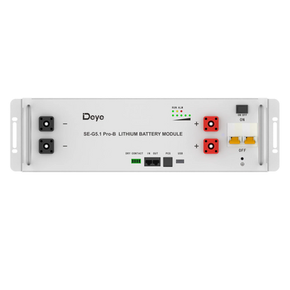 Deye SE-G5.1 Pro‑B LFP Battery | 5.12kWh Expandable Storage