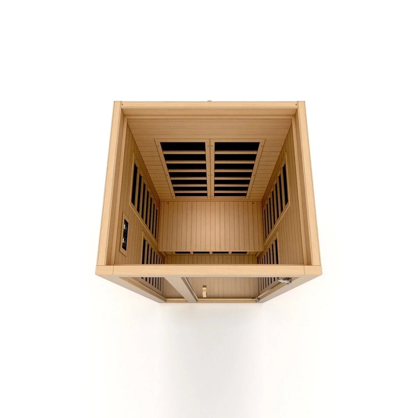 Golden Designs Ultra Low EMF 1-Person Dynamic "Gracia" Infrared Sauna with Hemlock Wood | Model: DYN-6119-01 Elite