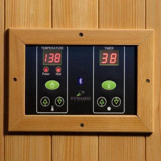 Golden Designs Ultra Low EMF 1-Person Dynamic "Gracia" Infrared Sauna with Hemlock Wood | Model: DYN-6119-01 Elite