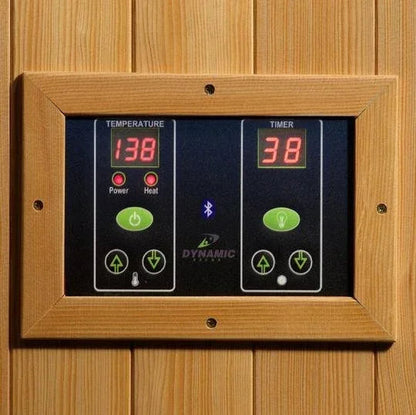 Golden Designs Ultra Low EMF 1-Person Dynamic "Gracia" Infrared Sauna with Hemlock Wood | Model: DYN-6119-01 Elite