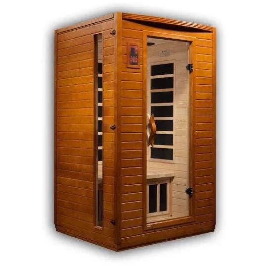 Golden Design Low EMF 2-Person Dynamic "Versailles" FAR Infrared Sauna with Hemlock Wood | Model: DYN-6202-03