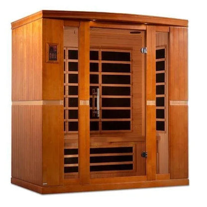 Golden Design "Bergamo Elite" Dynamic Ultra Low EMF Infrared Sauna 4-Person w/ Hemlock Wood | Model: DYN-6440-01 Elite