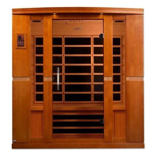 Golden Design "Bergamo Elite" Dynamic Ultra Low EMF Infrared Sauna 4-Person w/ Hemlock Wood | Model: DYN-6440-01 Elite