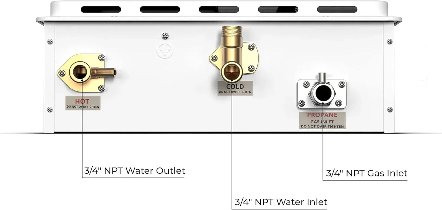 Eccotemp Builder Grade 7.0 GPM Outdoor Liquid Propane Tankless Water Heater