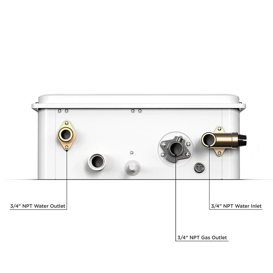 Eccotemp Builder Series Indoor 6.8 GPM Liquid Propane Tankless Water Heater