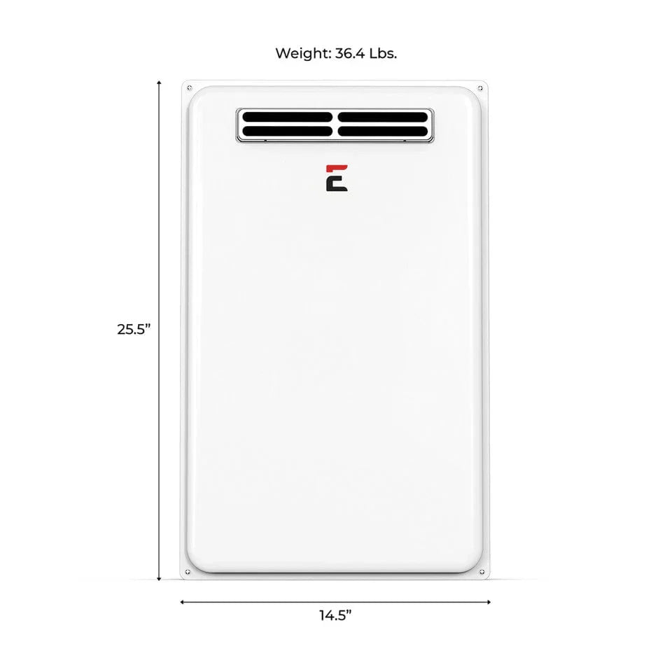 EccoTemp Builder Series Outdoor 6.8 GPM Natural Gas Tankless Water Heater