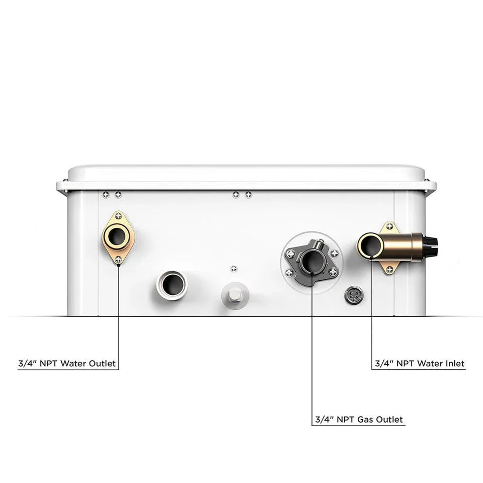EccoTemp Builder Series Outdoor 6.8 GPM Natural Gas Tankless Water Heater