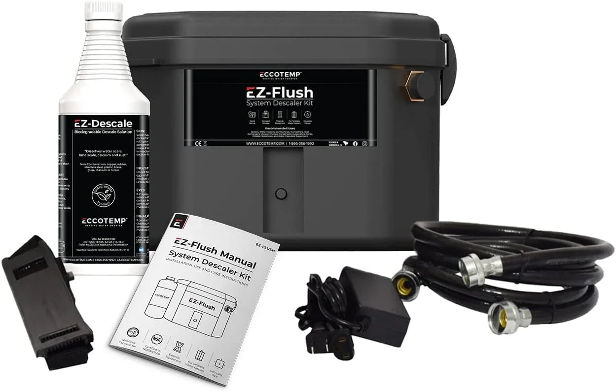 Eccotemp EZ-Flush System Descaler Kit with Pump and Solution