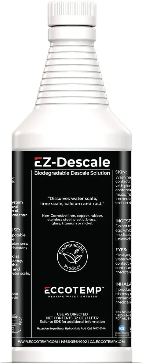 Eccotemp EZ-Flush System Descaler Kit with Pump and Solution