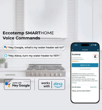 Eccotemp SHiE-27 Smart Home Electric Indoor Tankless Water Heater