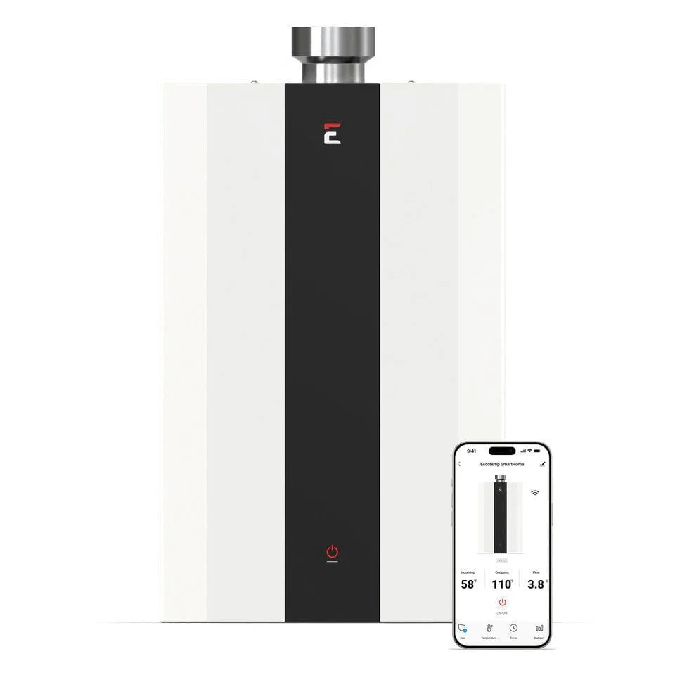 Eccotemp SmartHome Indoor 4.0 GPM Liquid Propane Tankless Water Heater, SH12-A Series