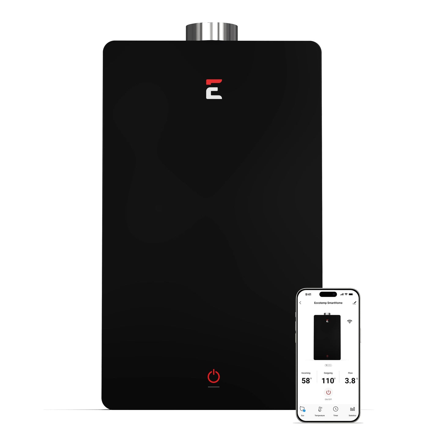 Eccotemp SmartHome Indoor 4.5 GPM Liquid Propane Tankless Water Heater, SHLX Series