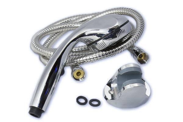 Eccotemp Chrome Shower Head And Stainless Steel Hose