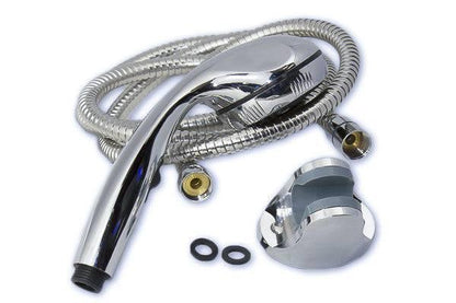 Eccotemp Chrome Shower Head And Stainless Steel Hose