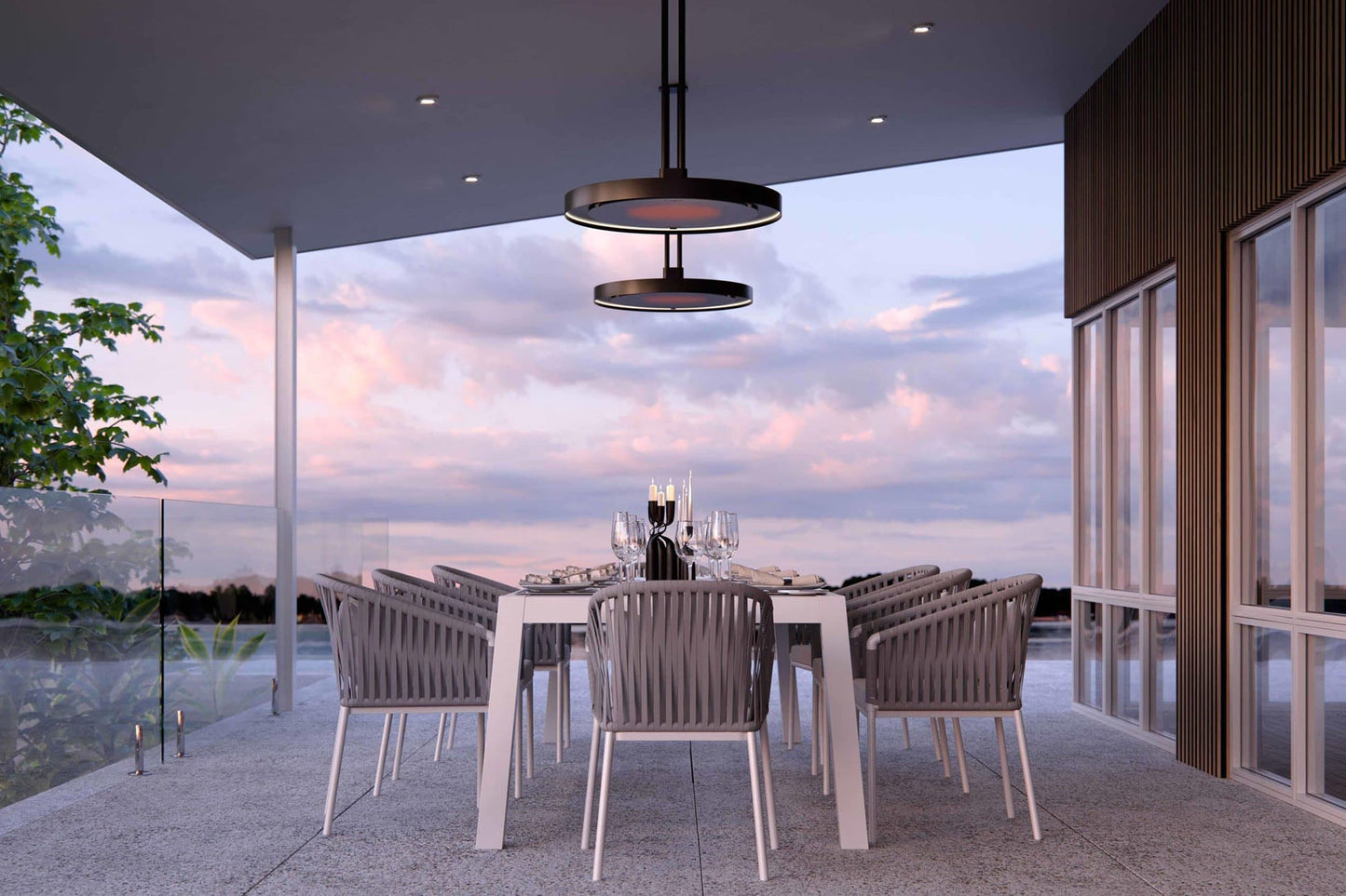 Bromic Heaters Eclipse Smart-Heat Radiant Infrared Outdoor Electric Heater