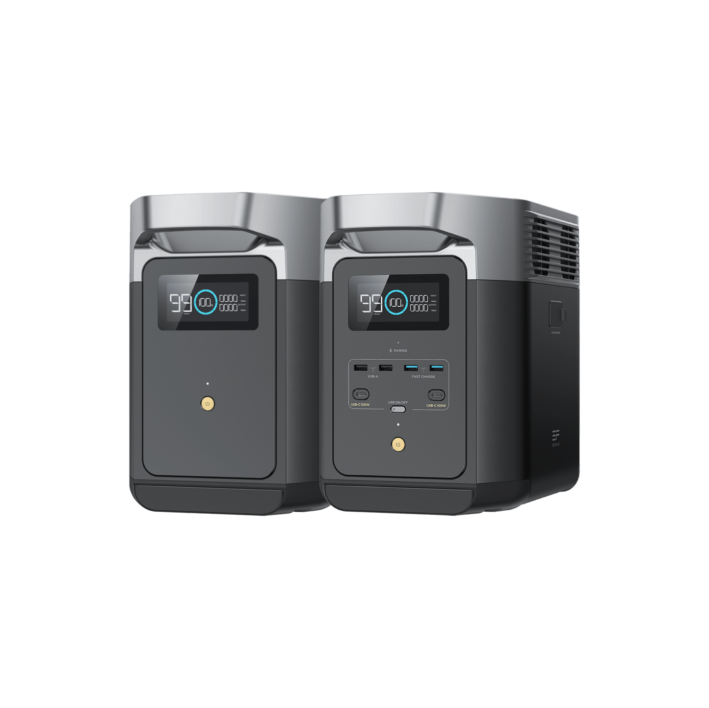 EcoFlow DELTA 2 + DELTA 2 Smart Extra Battery | 2048Wh Portable Power Station Expandable Backup Battery