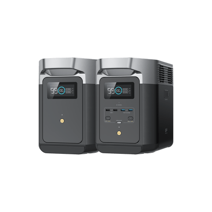 EcoFlow DELTA 2 + DELTA 2 Smart Extra Battery | 2048Wh Portable Power Station Expandable Backup Battery