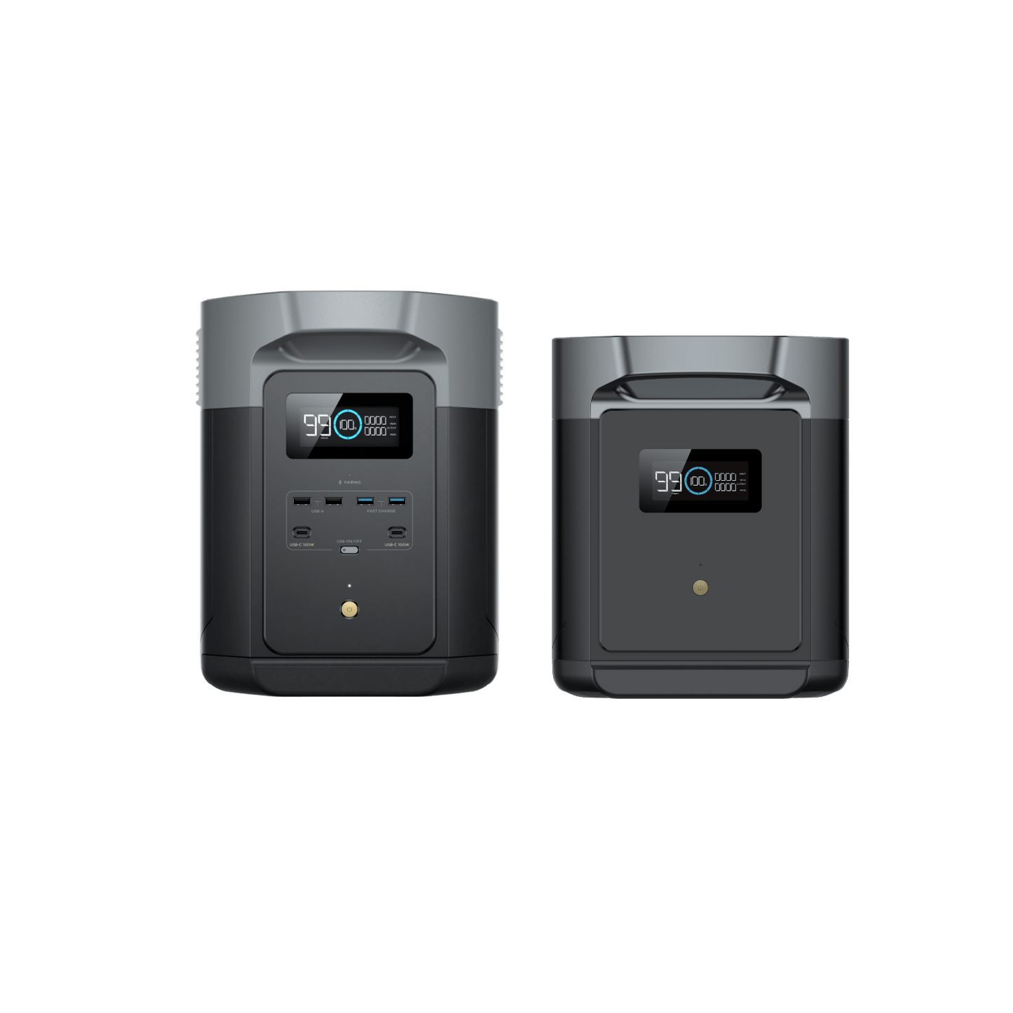 EcoFlow DELTA 2 Max + DELTA 2 Max Extra Battery | 2048Wh, 3400W, X-Stream, 10Y | Expandable to 6144Wh