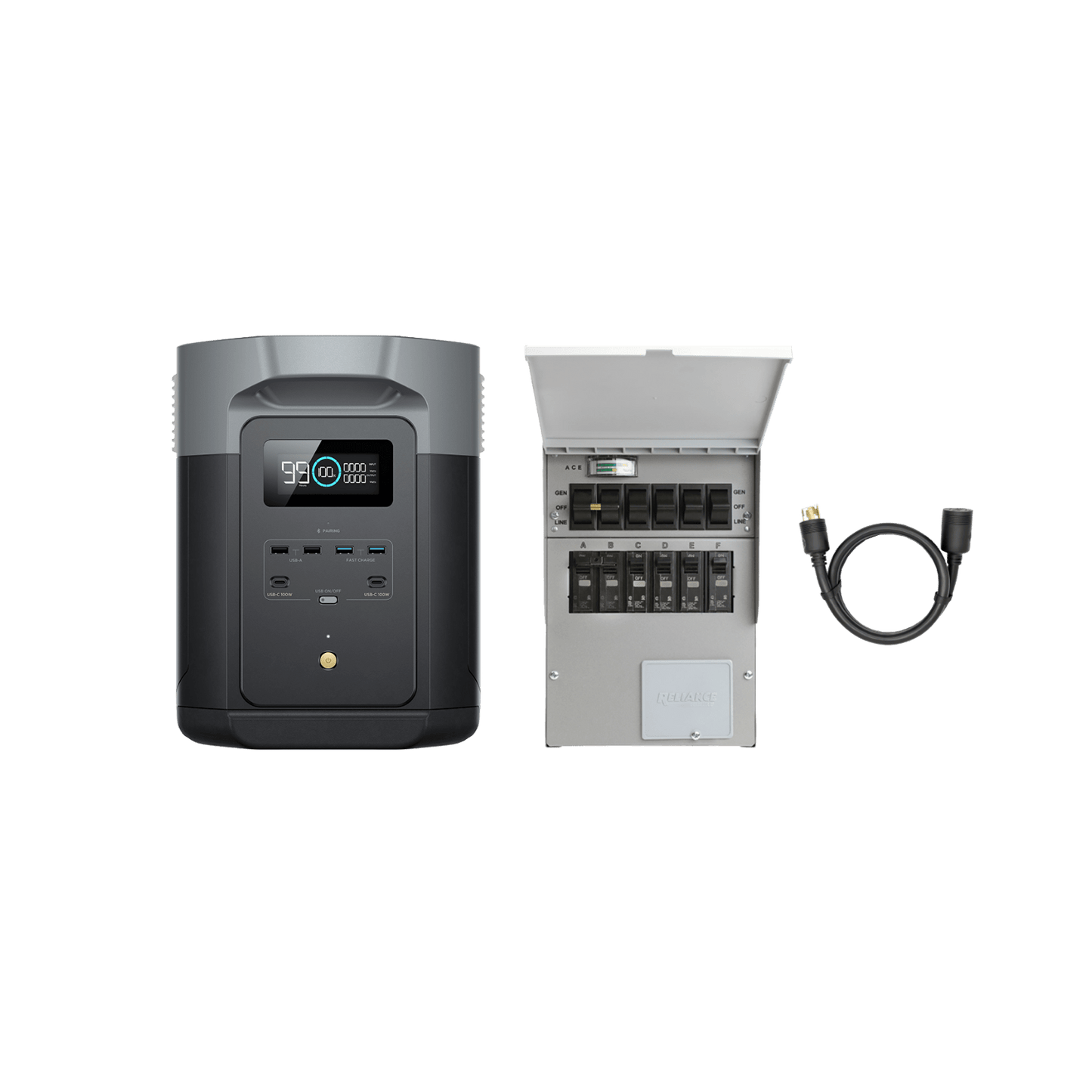 EcoFlow DELTA 2 Max | 2400W AC, 2048Wh, X-Boost, 10Y | Home Backup, Camping, RV