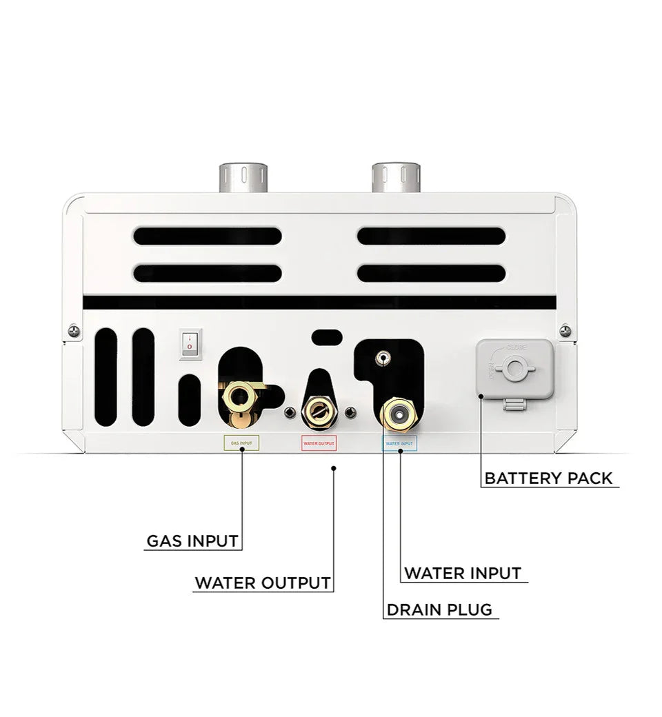 Eccotemp Luxé EL10 3.0 GPM Portable Outdoor Tankless Water Heater
