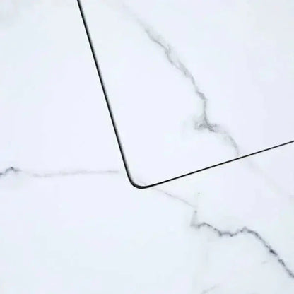 Elementi Plus Bianco 40" Marble Porcelain Fire Table - Bianco White