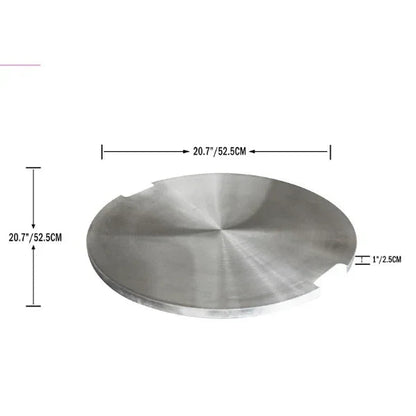 Elementi Metal Fire Pit Cover for Columbia and Manchester Fire Table