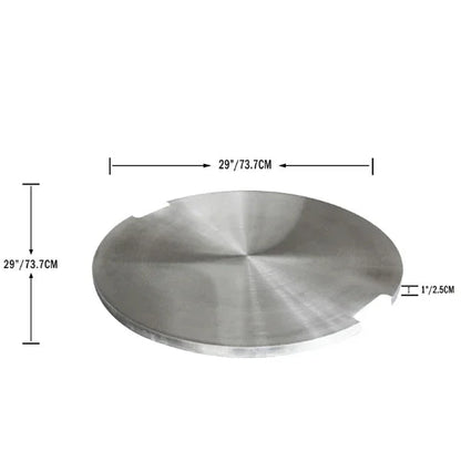 Elementi Stainless Steel Lid for Lunar Bowl Fire Pit Table - ONF01-126D