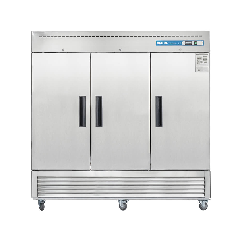 Commercial Reach in Freezer, 3 door 72 Cu.ft Stainless Steel Commercial Upright Freezer