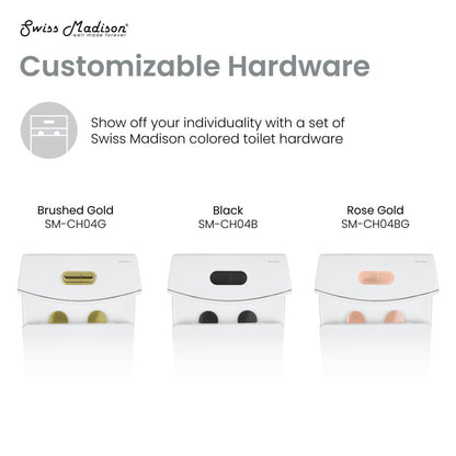 Swiss Madison St. Tropez One-Piece Elongated Toilet Vortex Dual-Flush 1.1/1.6 gpf (6 - Pack)