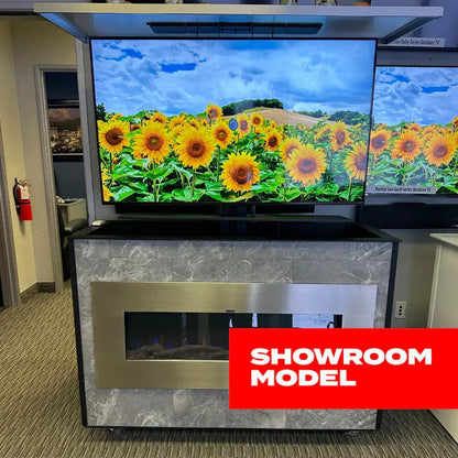 MirageVision Custom Outdoor Lift Cabinet w/ 55" QLED Outdoor TV