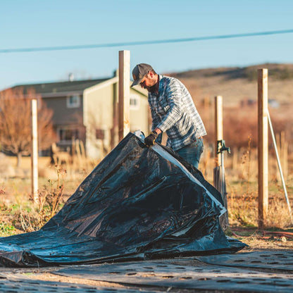 Bootstrap Farmer Silage Tarp - 6 mil Reversible Black & White
