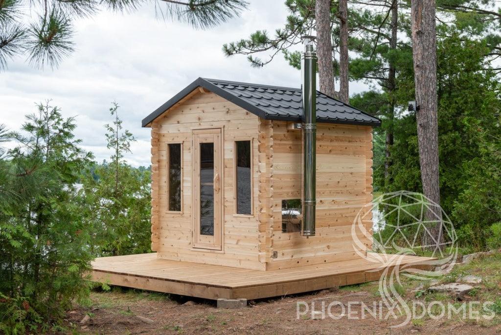 Georgian Cabin Sauna - Phoenix Domes