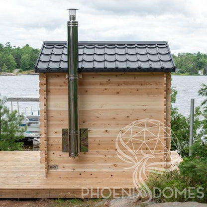 Georgian Cabin Sauna - Phoenix Domes