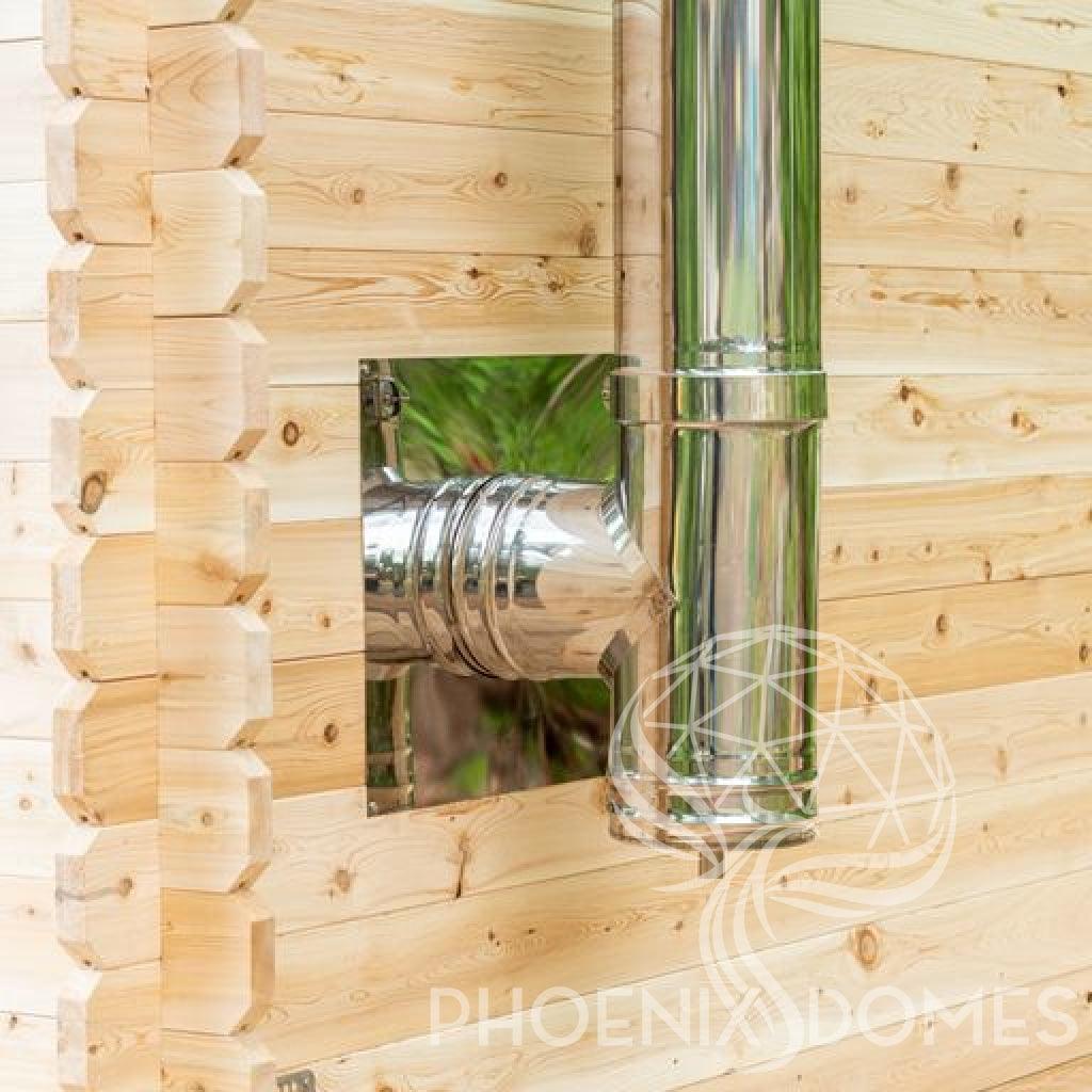 Georgian Cabin Sauna - Phoenix Domes