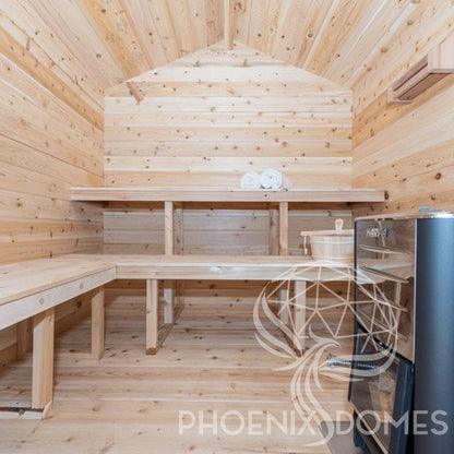 Georgian Cabin Sauna - Phoenix Domes