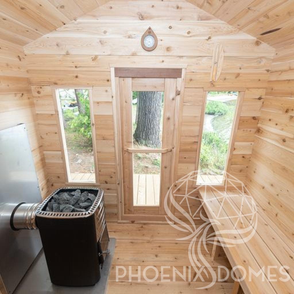 Georgian Cabin Sauna - Phoenix Domes
