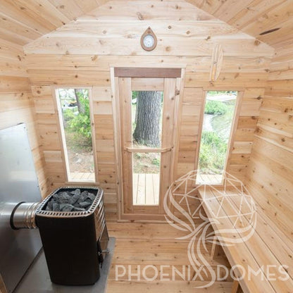 Georgian Cabin Sauna - Phoenix Domes