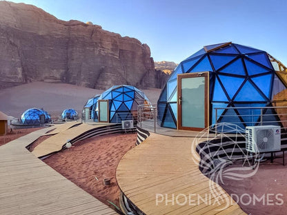 Phoenix Domes Glass Dome - Glass Panel Geodesic Dome