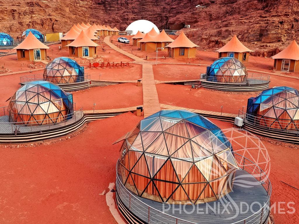 Phoenix Domes Glass Dome - Glass Panel Geodesic Dome