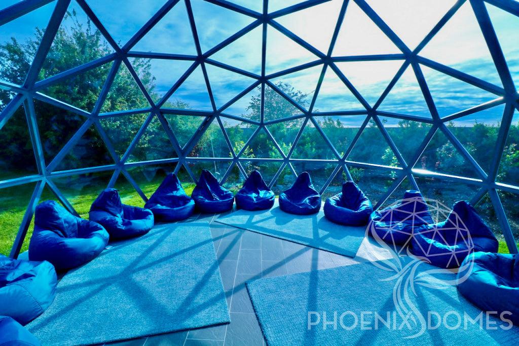 Phoenix Domes Glass Dome - Glass Panel Geodesic Dome