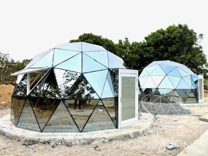 Phoenix Domes Glass Dome - Glass Panel Geodesic Dome