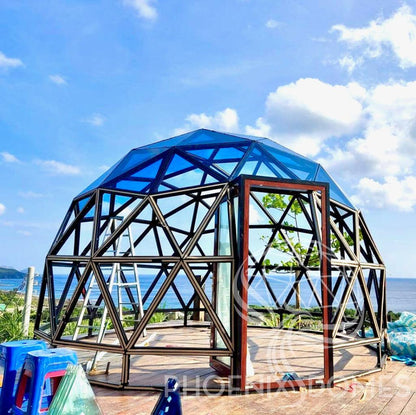 Phoenix Domes Glass Dome - Glass Panel Geodesic Dome